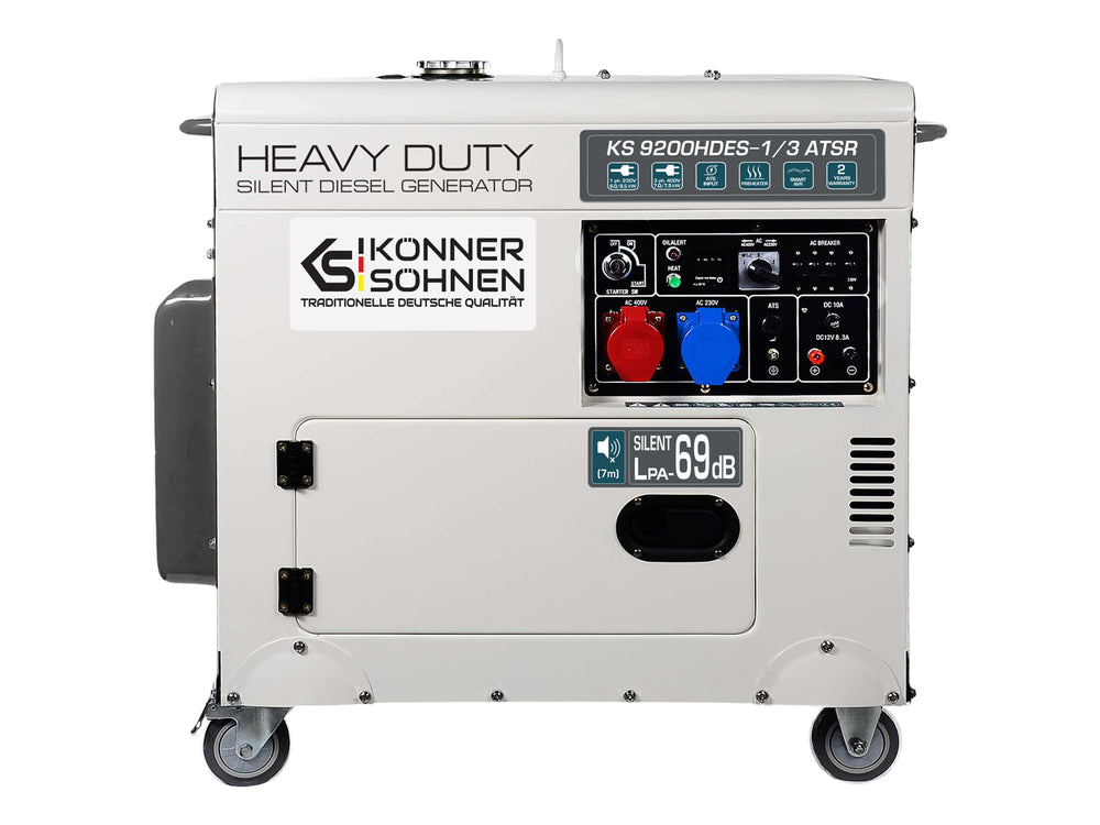 Дизелов генератор „Könner & Söhnen“ KS 9200HDES-1/3 ATSR (EURO V)