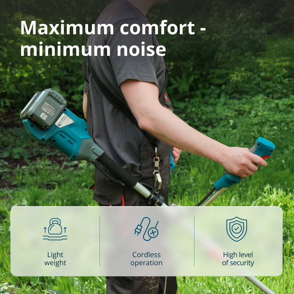 Snoerloze bosmaaier en grastrimmer KS BCT-40V