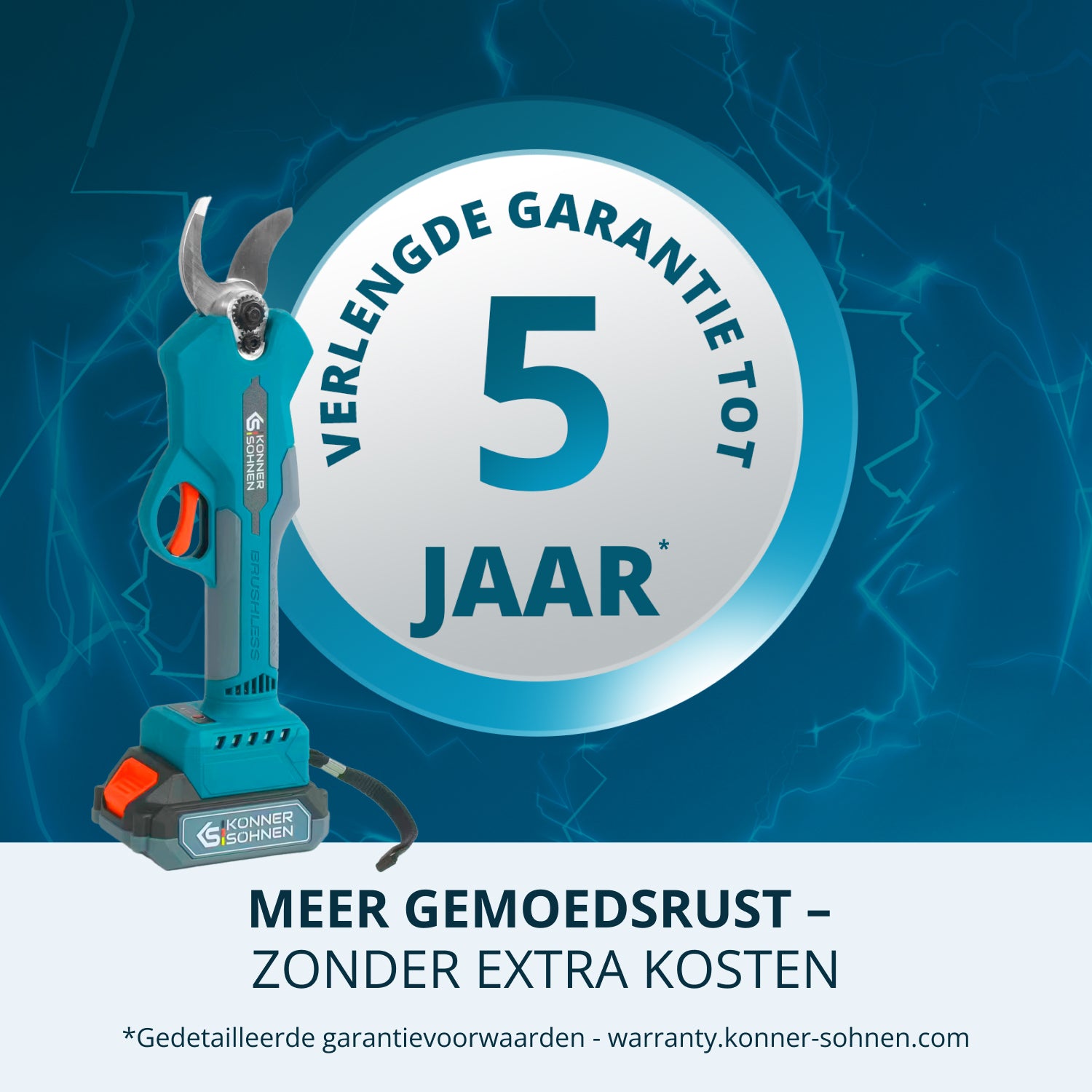 Ledningsfri Elektrisk Beskæresaks KS CPS20V-32 Case