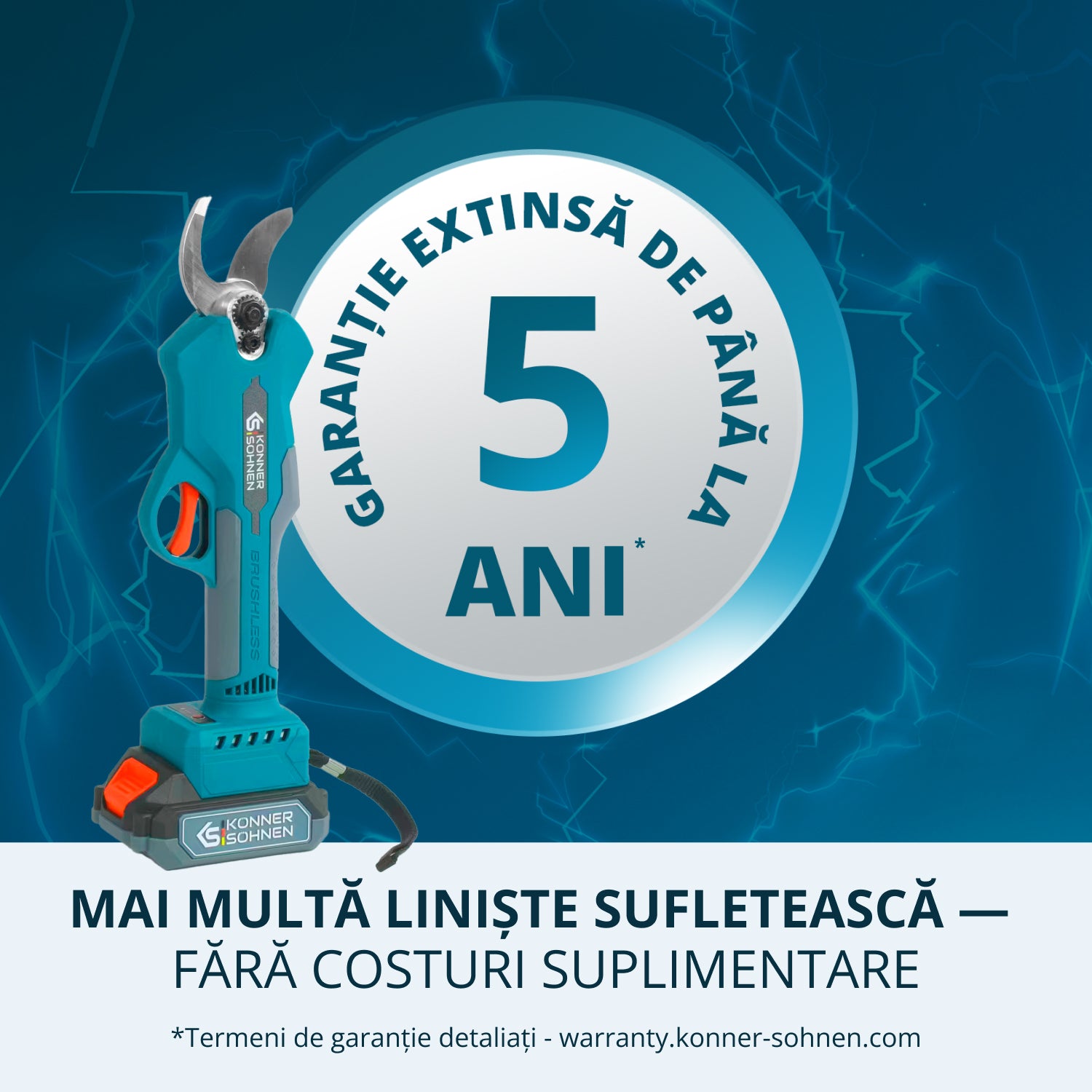 Foarfecă de grădină cu acumulator KS CPS20V-32 Case