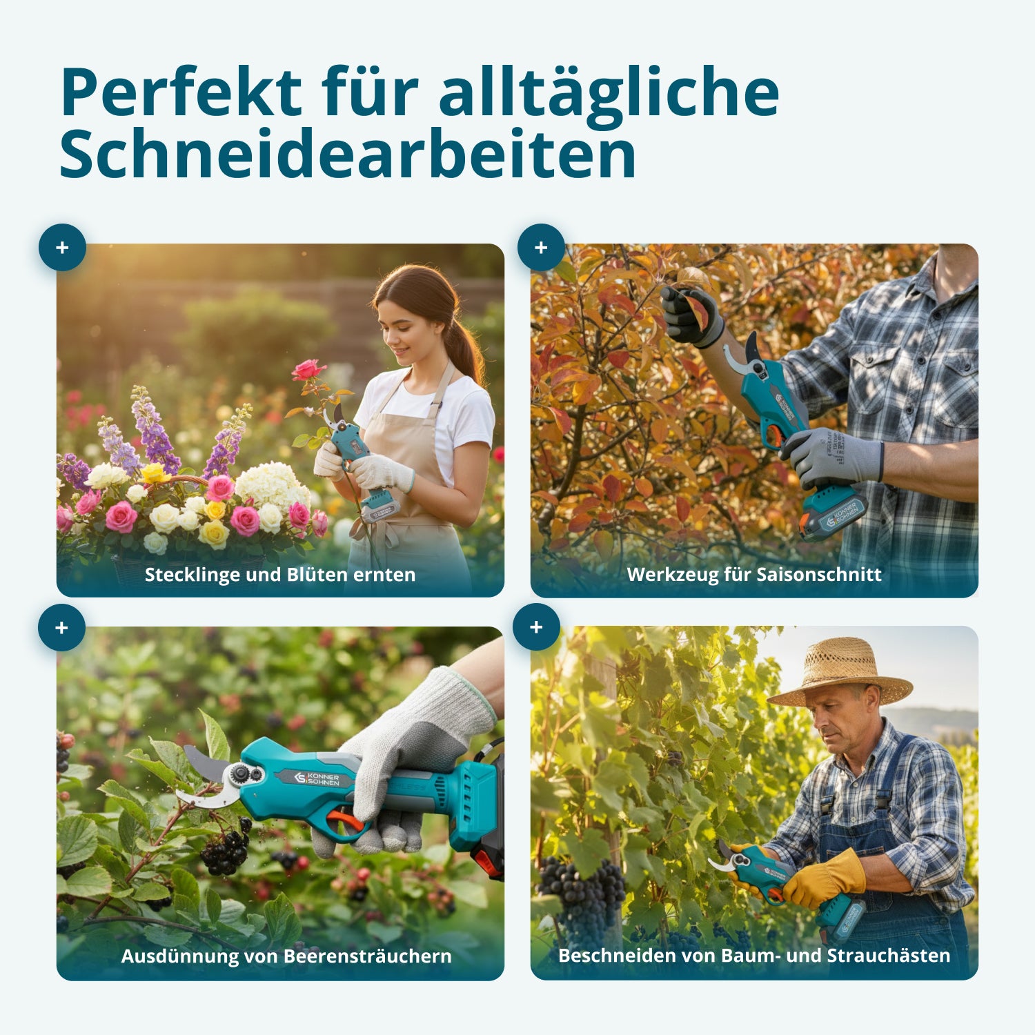 Akku-Gartenschere KS CPS20V-32