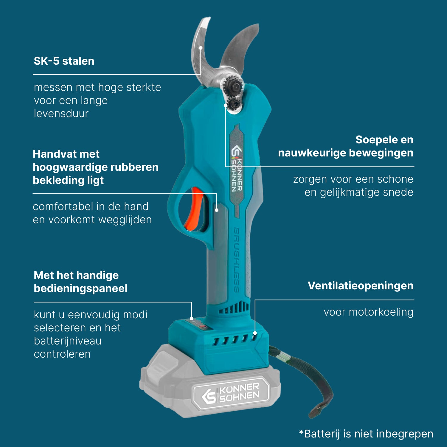 Ledningsfri Elektrisk Beskæresaks KS CPS20V-32
