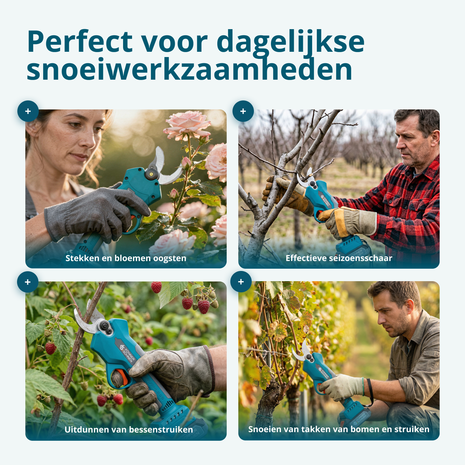 Sladdlös Elektrisk Beskärningssax KS CPS20V-32