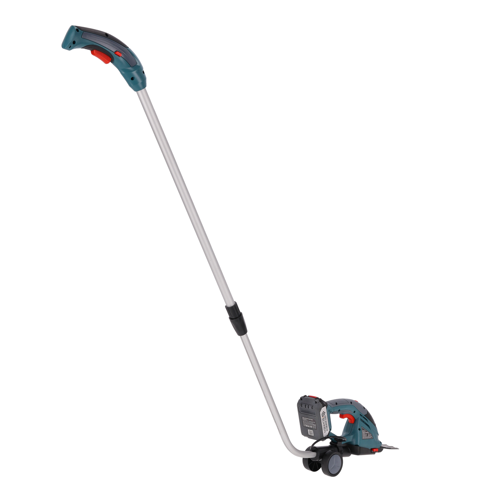 Tagliasiepi e forbici per erba 2 in 1 senza fili con manico telescopico KS SHT-20V + Extension Pole