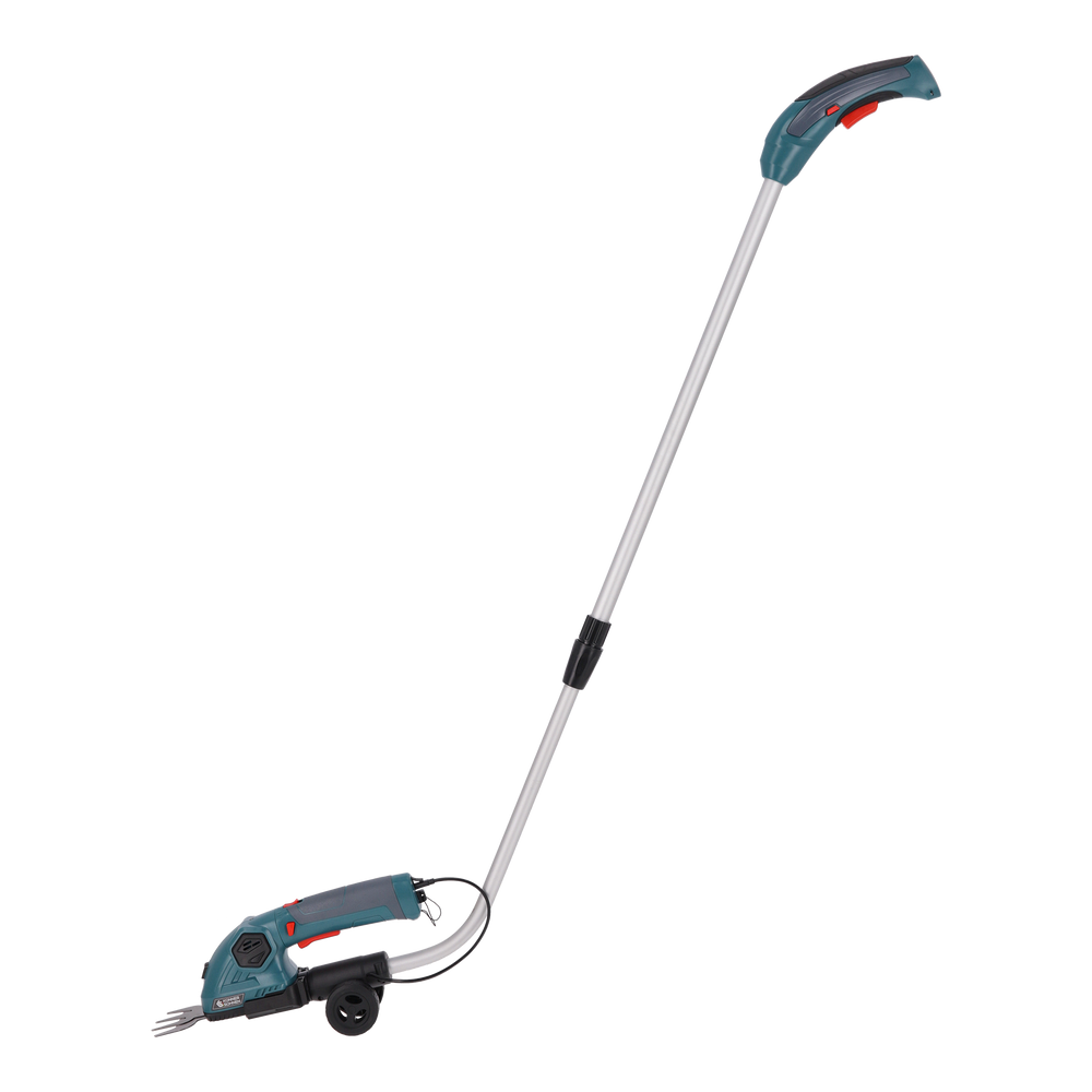 Tijeras de césped y cortasetos 2 en 1 inalámbricas con poste de extensión telescópico KS SHT-8V + Extension Pole