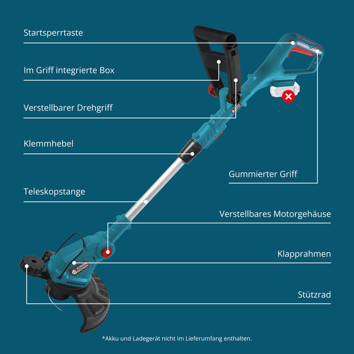 Akku-Rasentrimmer KS GT-20V 