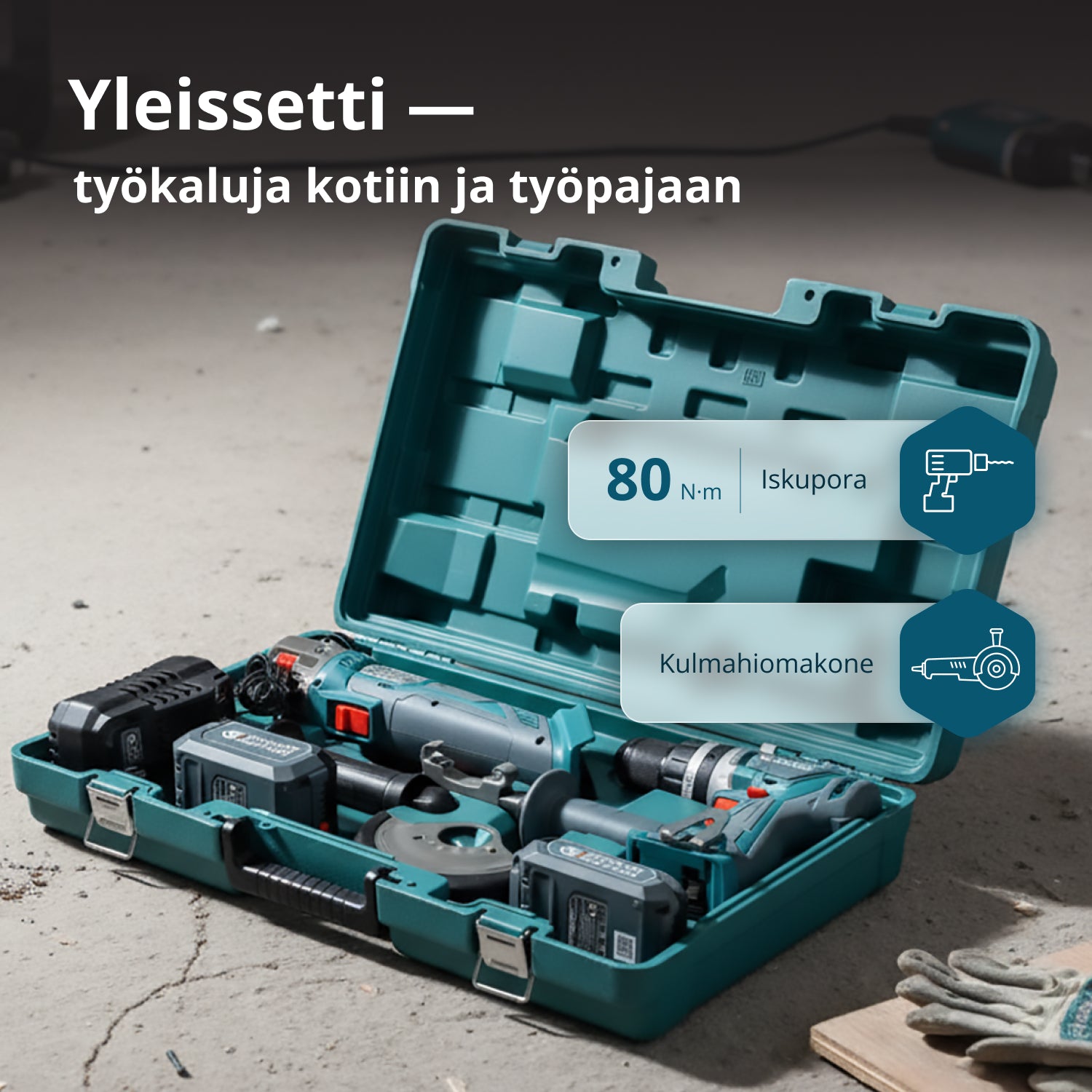 Johdoton Master Setti KS IDAGB 20V SET 1