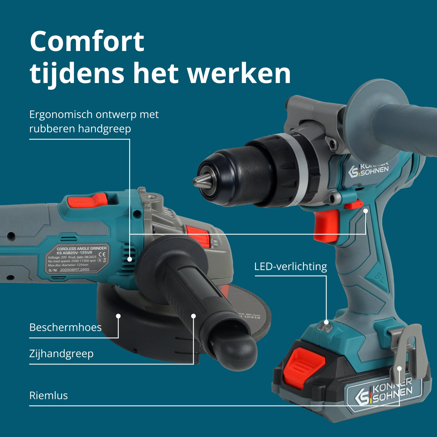 Vezeték nélküli Mester Készlet KS IDAGB 20V KÉSZLET 1