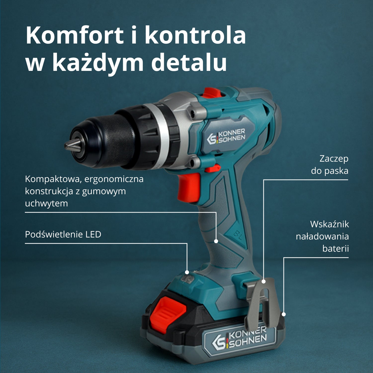 KS IDISD 20V SET 2 Zestaw bezprzewodowy Master Set 2w1