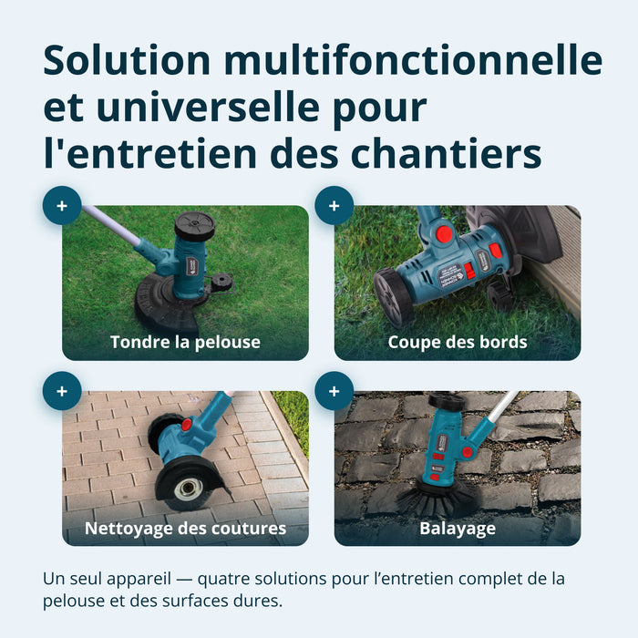 Taille-bordures multifonctions sans fil KS MFT-20V 