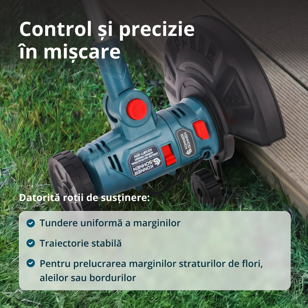 Trimmer multifuncțional pe acumulator KS MFT-20V 