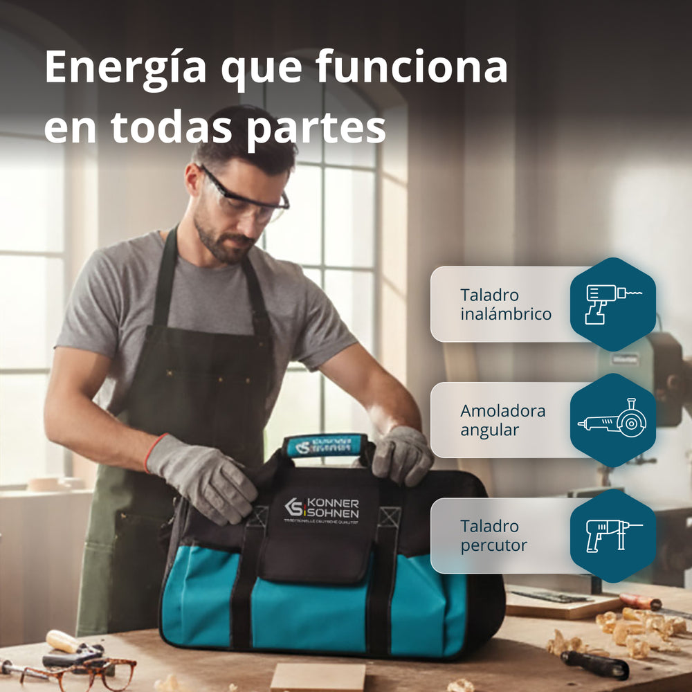 Conjunto  Maestro Inalámbrico 3 en 1 KS RHAGD 20V SET 3