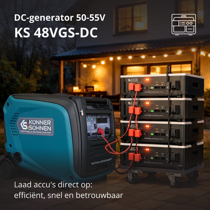 KS 48VGS-DC Generátor stejnosměrného proudu, verze 50–55V