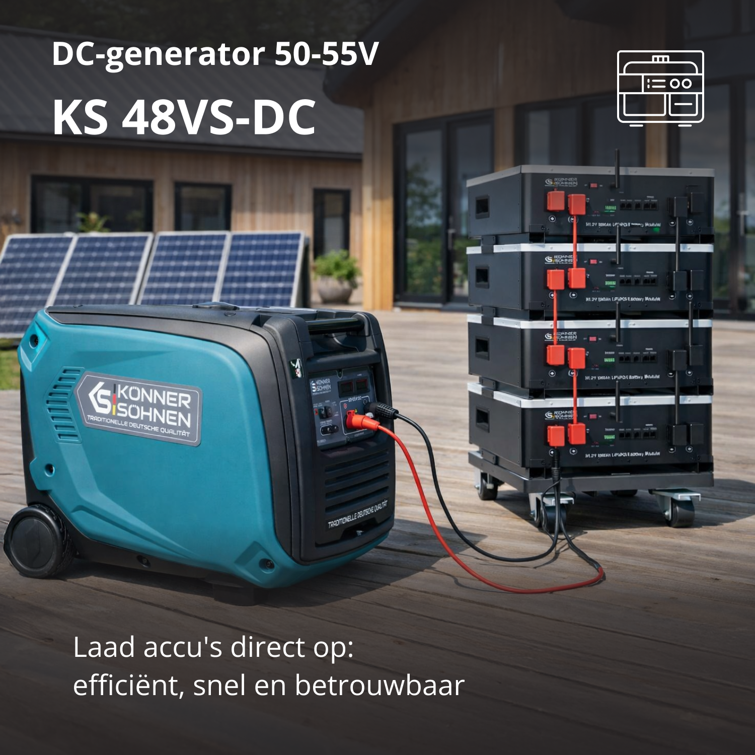 KS 48VS-DC Generator jednosmerne struje, verzija 50–55V