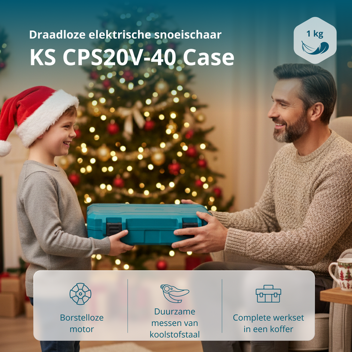 Sladdlös Elektrisk Beskärningssax KS CPS20V-40 Case