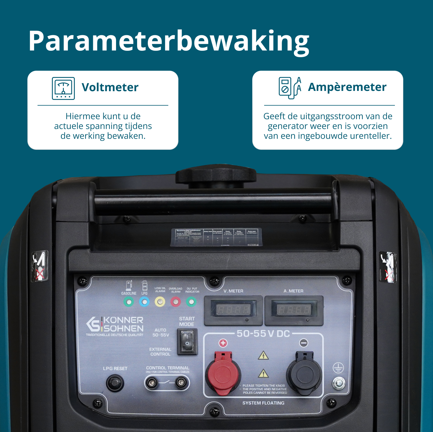 KS 48VGS-DC Generator jednosmerne struje, verzija 50–55V