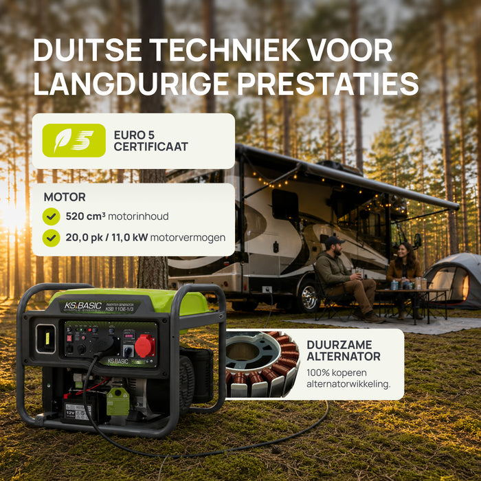 Inverter generátor KSB 110iE-1/3