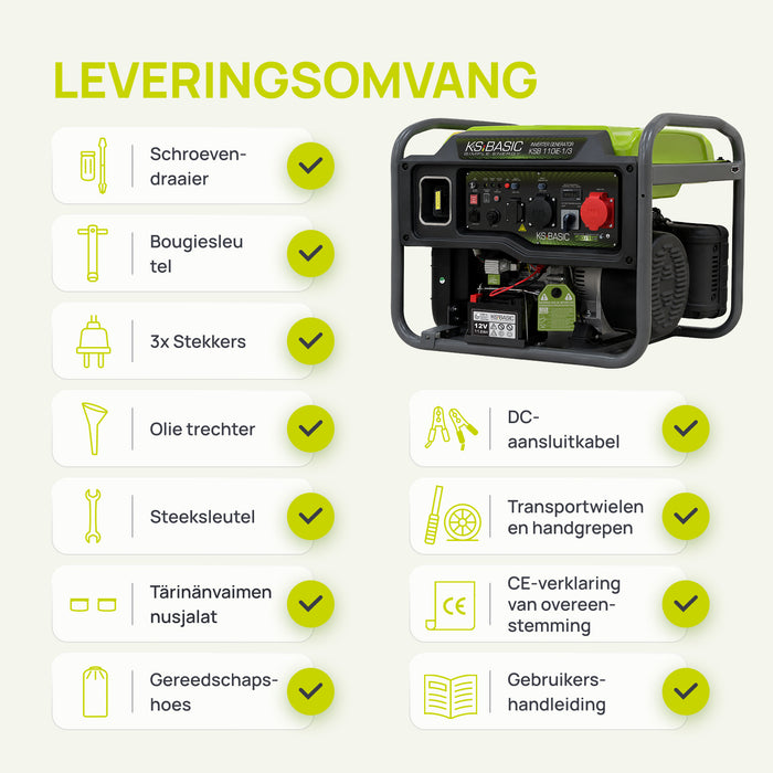 Inverter generátor KSB 110iE-1/3