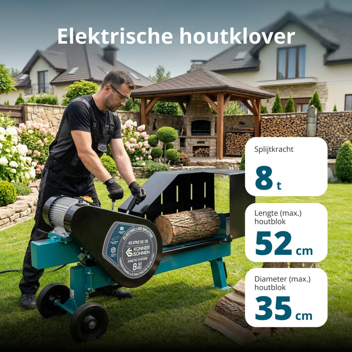 Elektrisk Brændekløver KS 8TKE 52/35