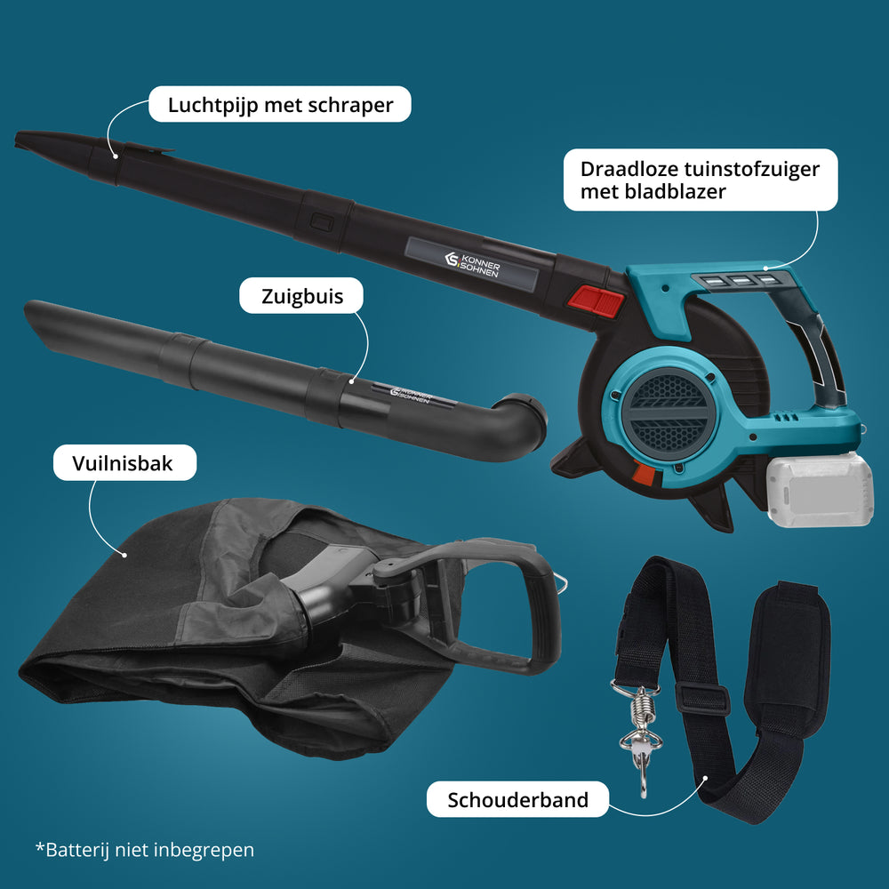 Zahradní akumulátorový vysavač-fukar KS LBV-40V