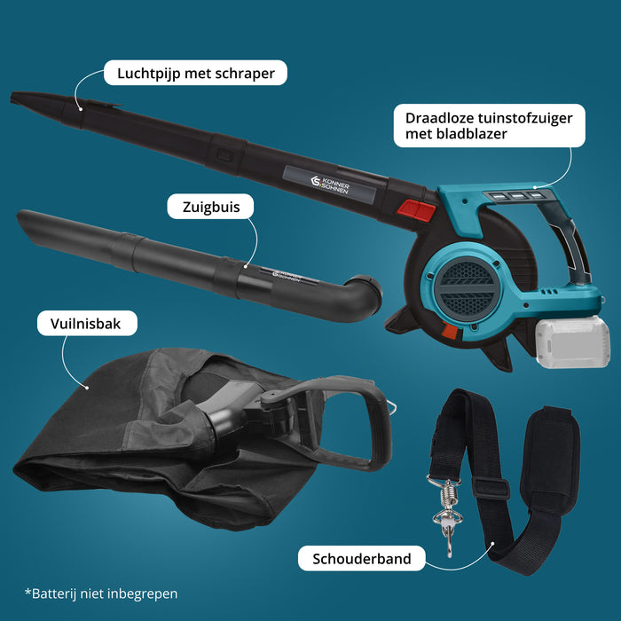 Zahradní akumulátorový vysavač-fukar KS LBV-40V