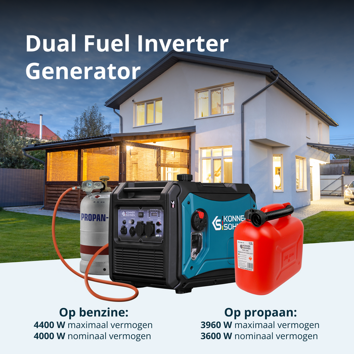 LPG/benzinski invertorski generator KS 4000iEG S