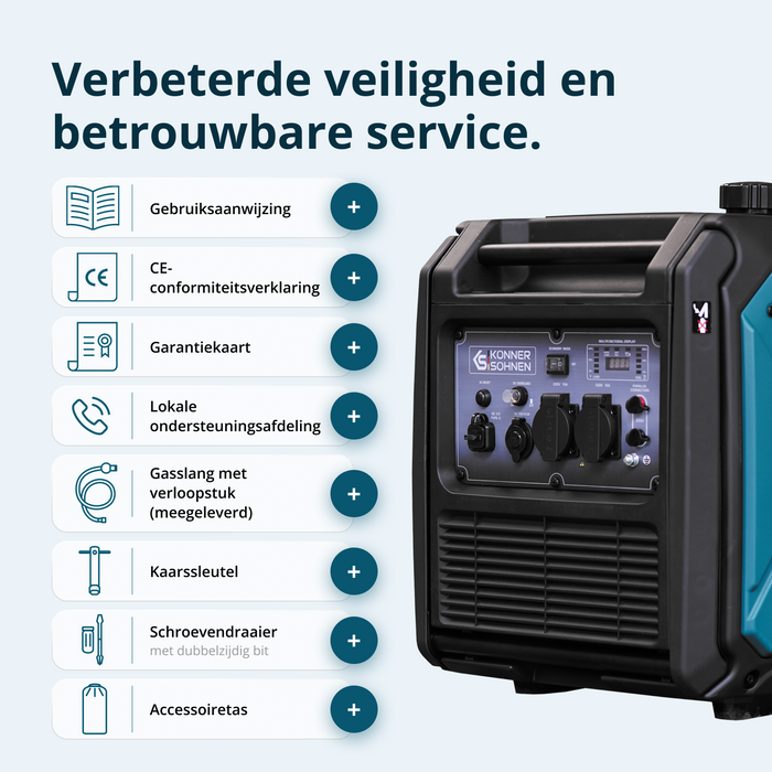 LPG/benzinski invertorski generator KS 4000iEG S