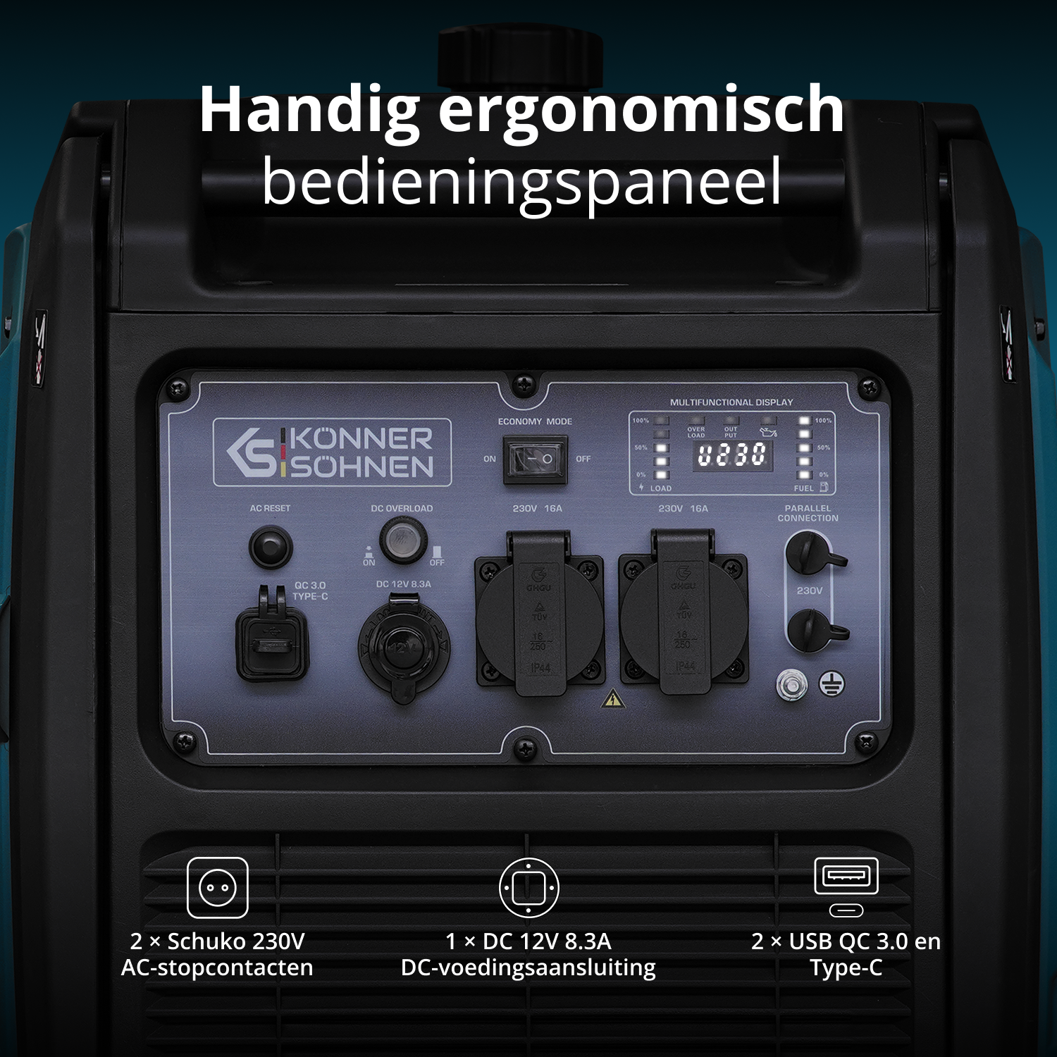 LPG/benzine invertergenerator KS 4000iEG S