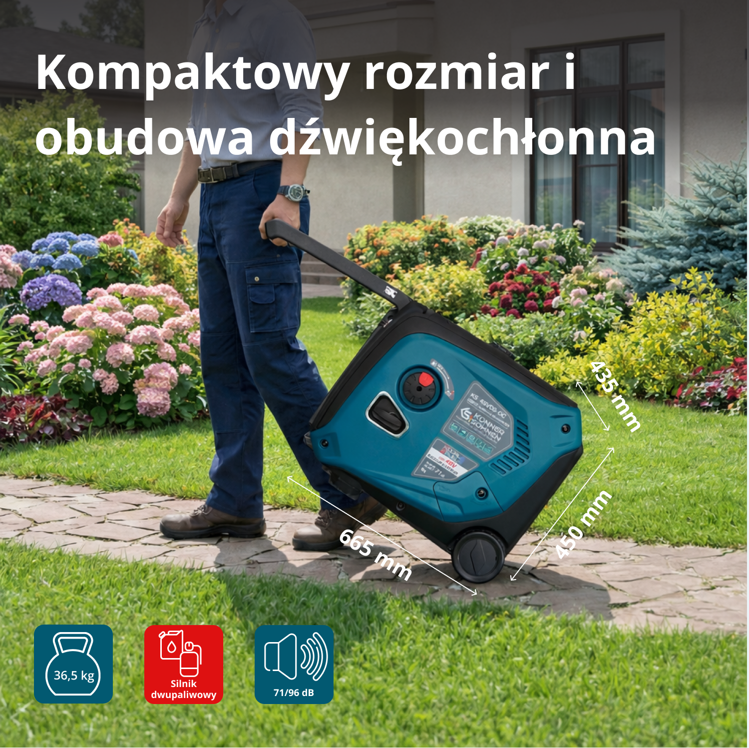 Generator prądu stałego KS 48VGS-DC wersja 50–55V