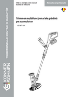 Trimmer multifuncțional de grădină pe acumulator KS MFT-20V
