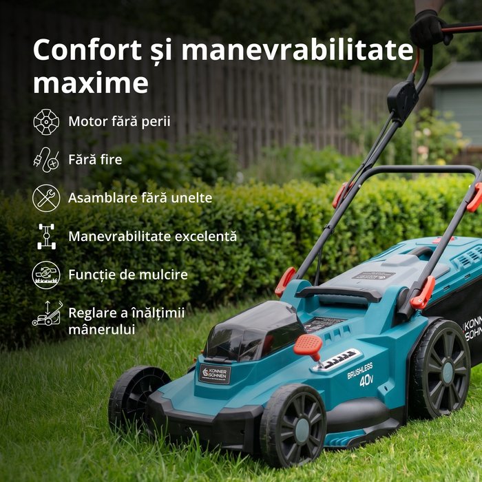 Pachet promoțional pentru îngrijirea gazonului KS 43LM-BCT40V-SET