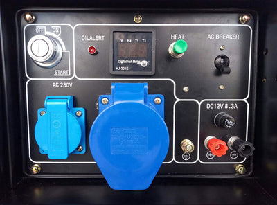 Painel de controlo ergonómico