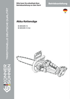 Akku-Kettensäge KS MCS20V-12, KS MCS20V-12 Set