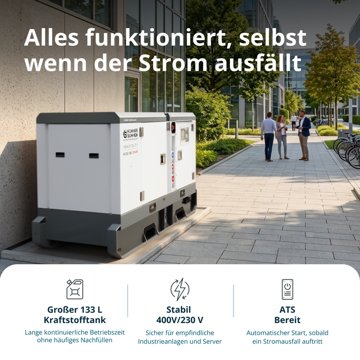 Dreiphasiges Diesel-Kraftwerk KS 35-3BE