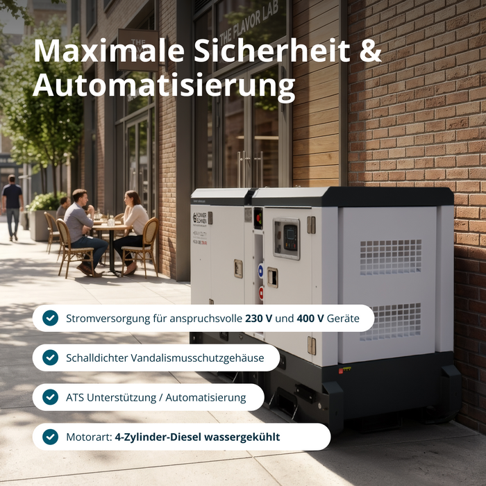 Dreiphasiges Diesel-Kraftwerk KS 35-3BE