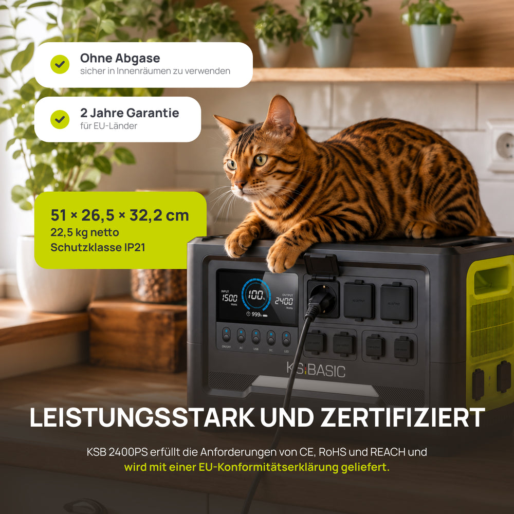 Tragbare Powerstation KSB 1200PS