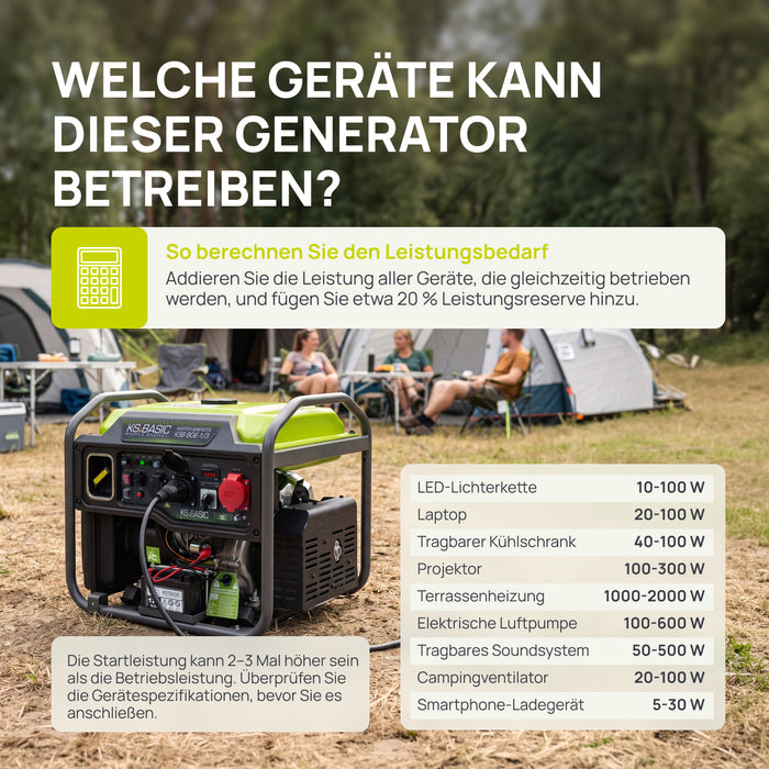 Invertergenerator KSB 80iE-1/3