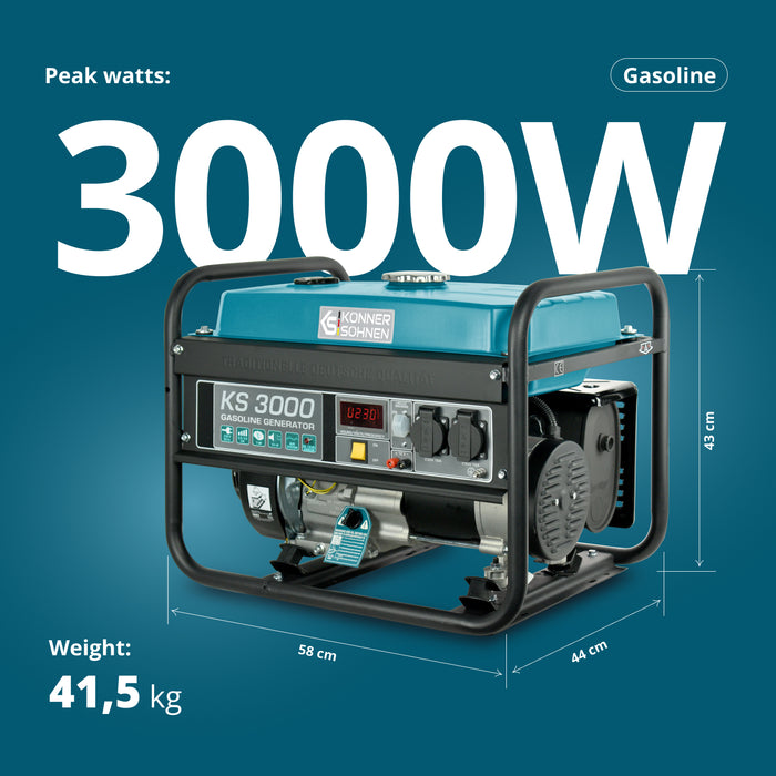 Gasoline generator "Könner & Söhnen" KS 3000