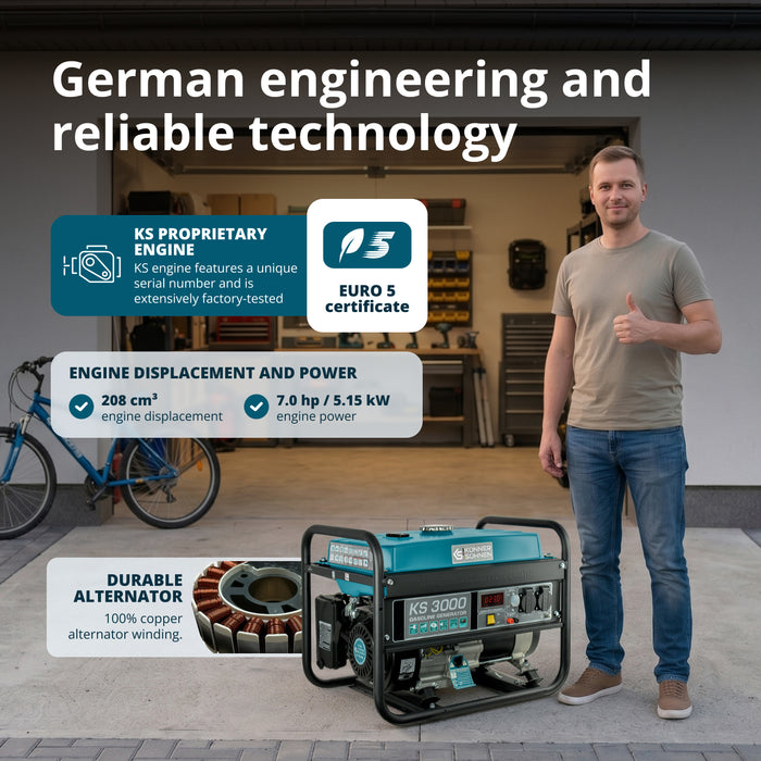 Gasoline generator "Könner & Söhnen" KS 3000
