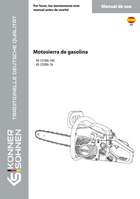 Motosierra de gasolina KS CS18G-14С, KS CS20G-16