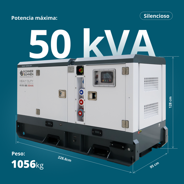KS 50-3BE Central eléctrica diésel trifásica