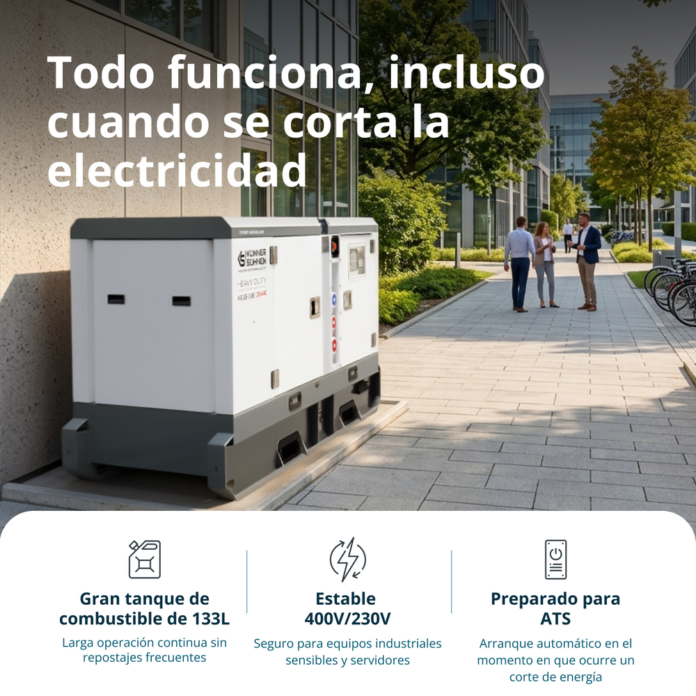 Generador diésel trifásico KS 35-3BE