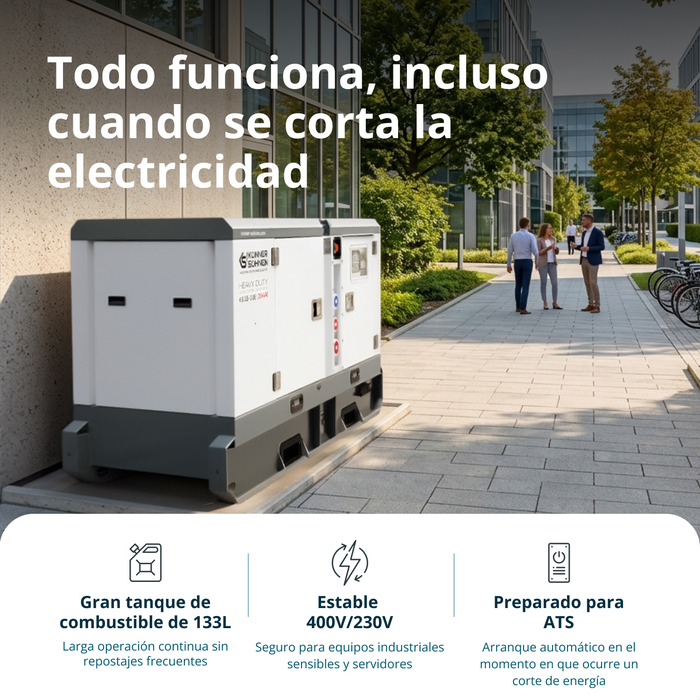 Generador diésel trifásico KS 35-3BE