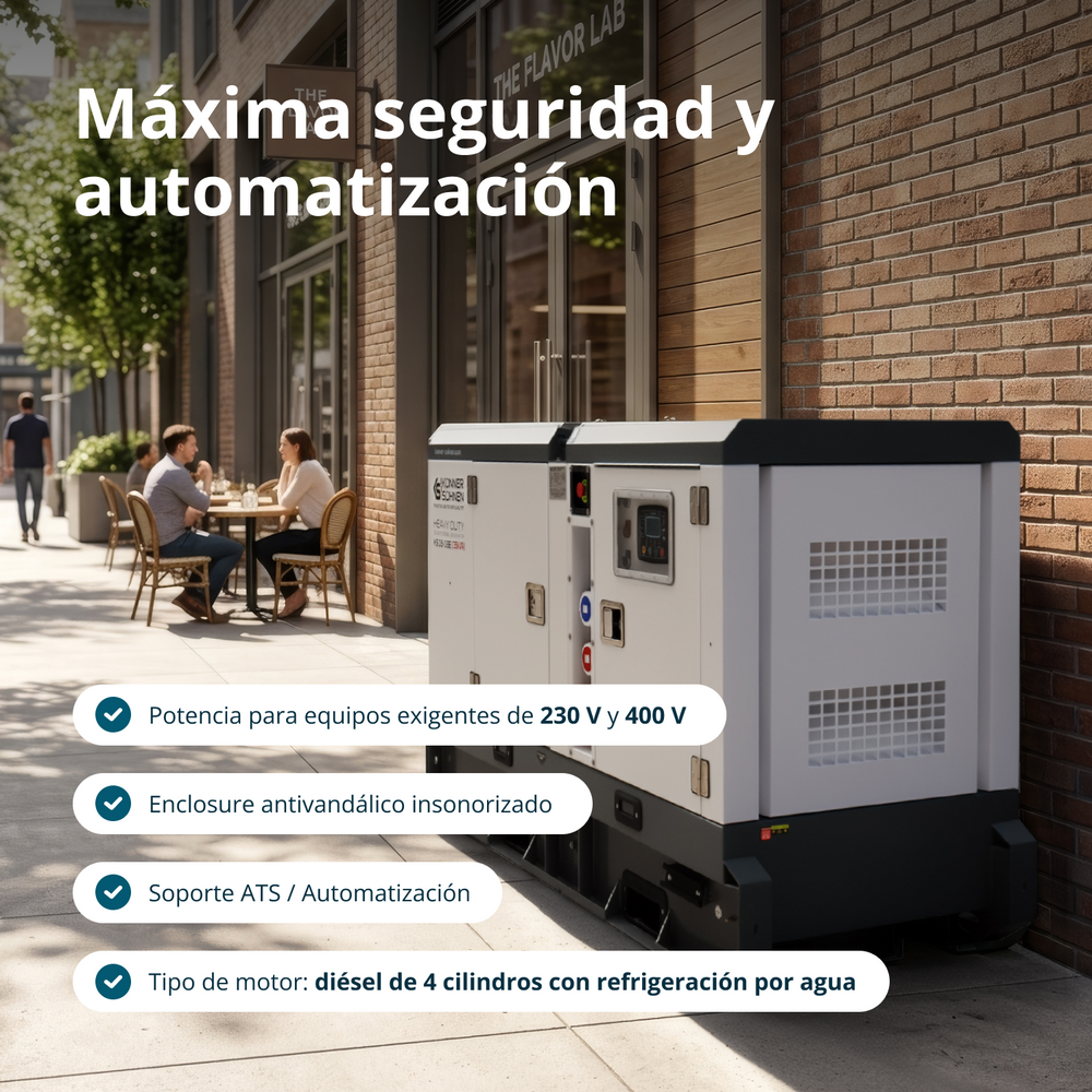 Generador diésel trifásico KS 35-3BE