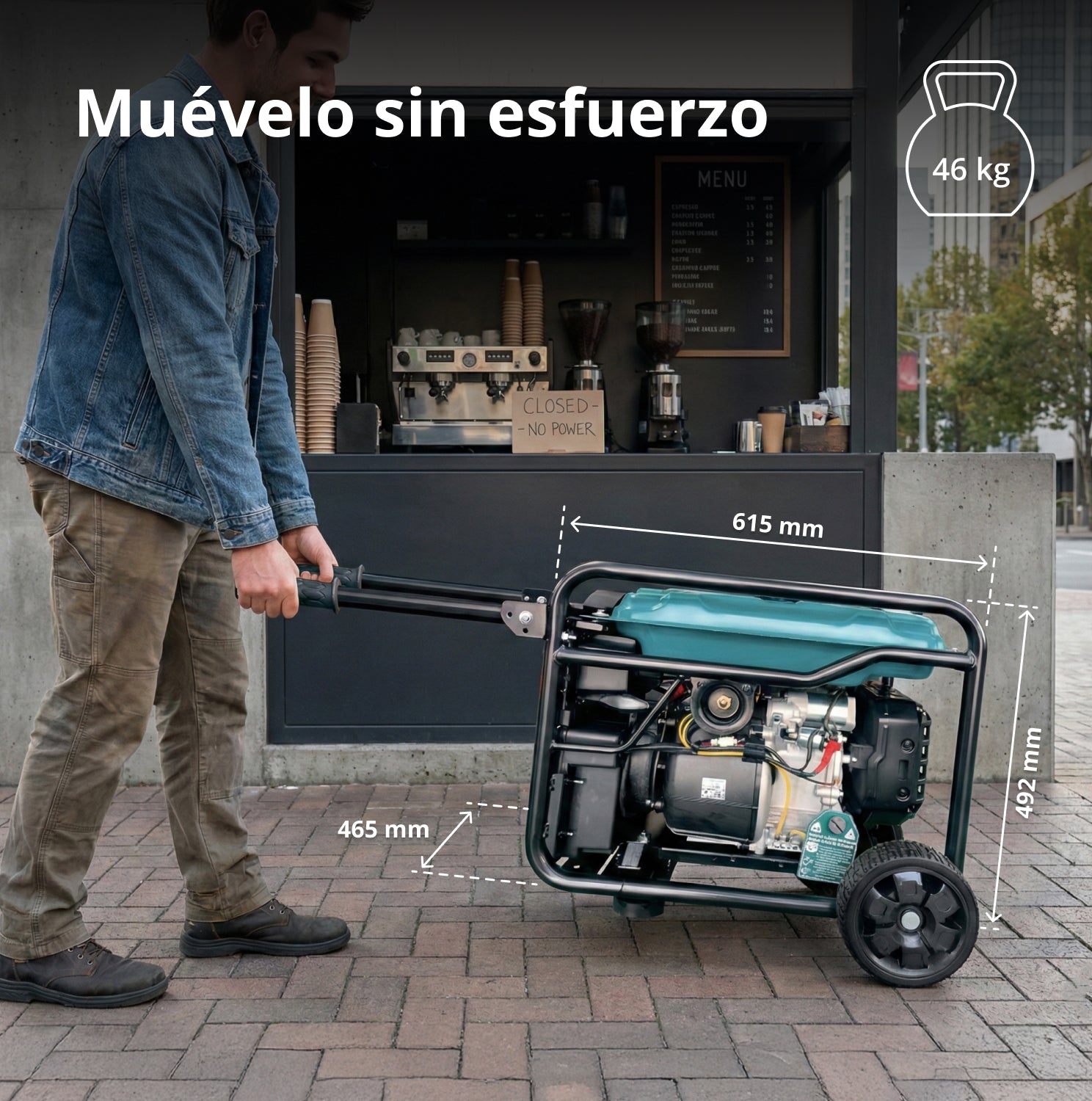 Generador Inverter KS 6500iEG (Gasolina/Gas)