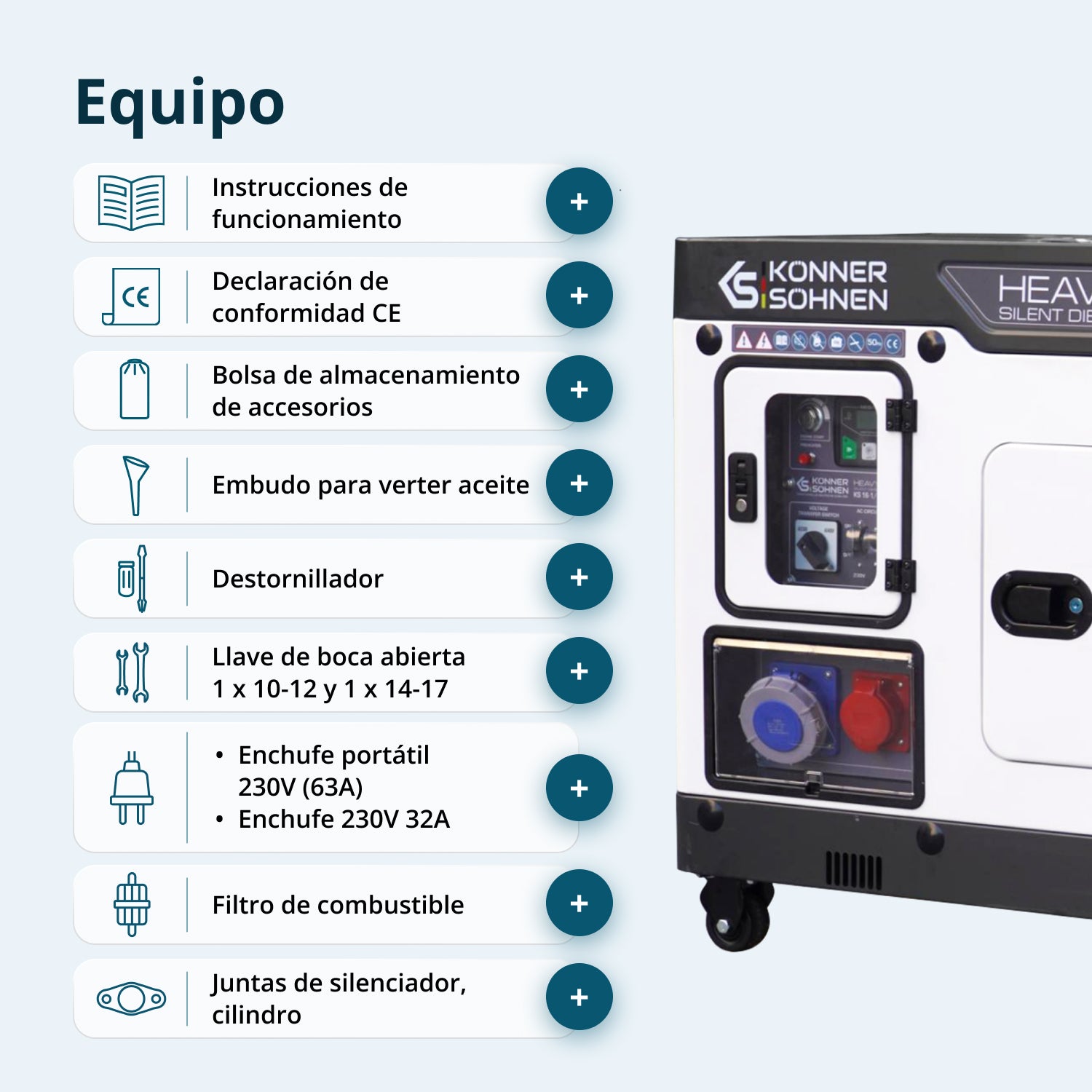 Generador diésel KS 16-1/3E
