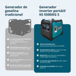 Generador inverter híbrido de gas/gasolina KS 5500iEG S thumbnail