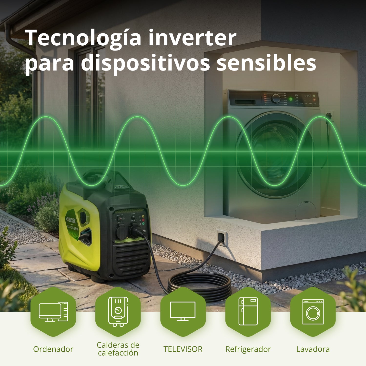 Generador de gasolina inverter KSB 33i S