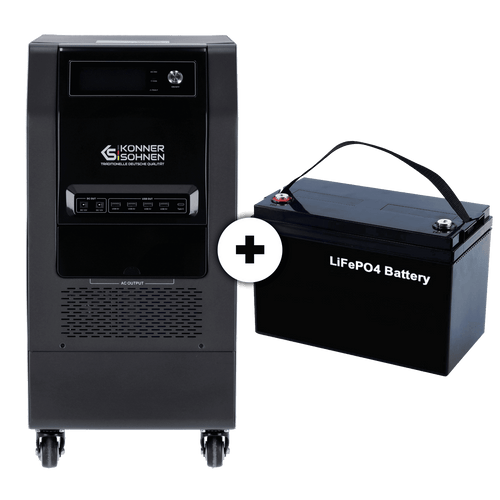 Operação a partir de uma bateria externa