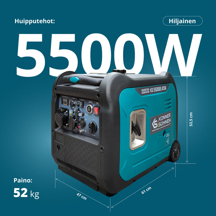 Invertterigeneraattori KS 5500iE S ATSR